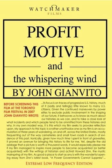 Profit Motive and the Whispering Wind