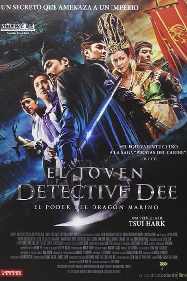 El joven detective Dee: el poder del dragón marino